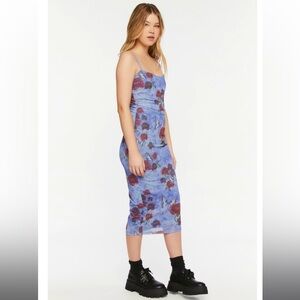 🌹MESH MAXI DRESS💙 /BODYCON SILHOUETTE/ SIZE M